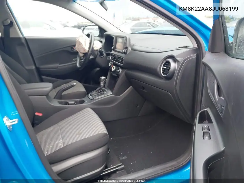 2018 Hyundai Kona Sel VIN: KM8K22AA8JU068199 Lot: 45464863