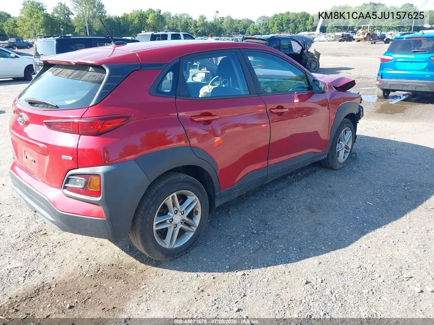 2018 Hyundai Kona Se VIN: KM8K1CAA5JU157625 Lot: 45671575