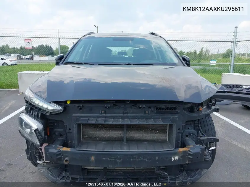 2019 Hyundai Kona VIN: KM8K12AAXKU295611 Lot: 12651548