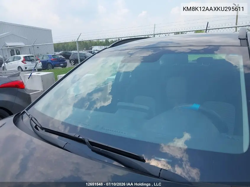 2019 Hyundai Kona VIN: KM8K12AAXKU295611 Lot: 12651548