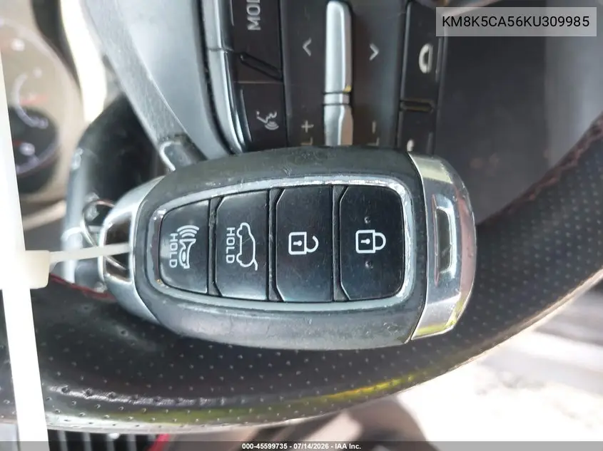 2019 Hyundai Kona Iron Man VIN: KM8K5CA56KU309985 Lot: 45599735