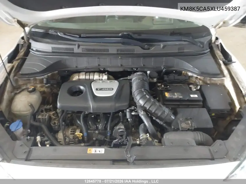 2020 Hyundai Kona Ultimate Awd VIN: KM8K5CA5XLU459387 Lot: 12645778