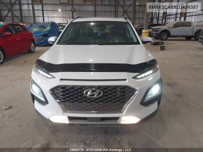 2020 Hyundai Kona Ultimate Awd VIN: KM8K5CA5XLU459387 Lot: 12645778