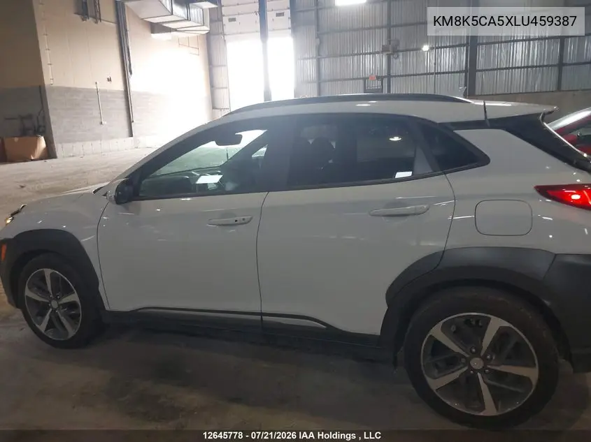 2020 Hyundai Kona Ultimate Awd VIN: KM8K5CA5XLU459387 Lot: 12645778