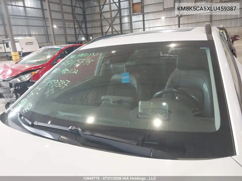 2020 Hyundai Kona Ultimate Awd VIN: KM8K5CA5XLU459387 Lot: 12645778