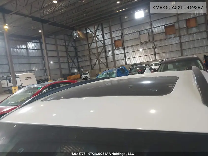 2020 Hyundai Kona Ultimate Awd VIN: KM8K5CA5XLU459387 Lot: 12645778