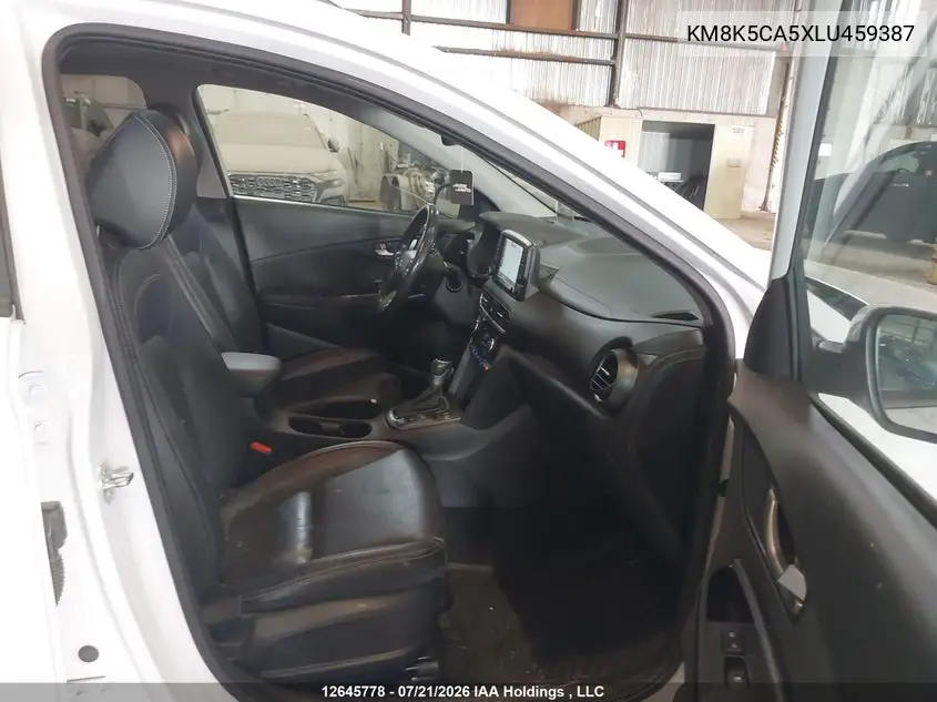 2020 Hyundai Kona Ultimate Awd VIN: KM8K5CA5XLU459387 Lot: 12645778