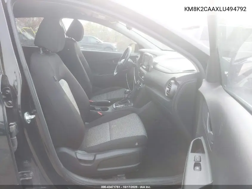KM8K2CAAXLU494792 2020 Hyundai Kona Sel