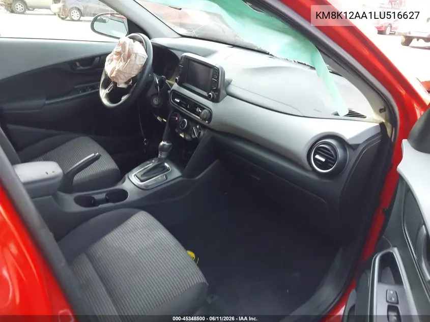 2020 Hyundai Kona Se VIN: KM8K12AA1LU516627 Lot: 45348500