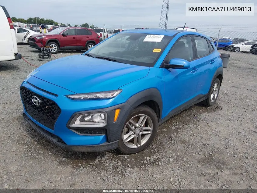 2020 Hyundai Kona Se VIN: KM8K1CAA7LU469013 Lot: 45408962