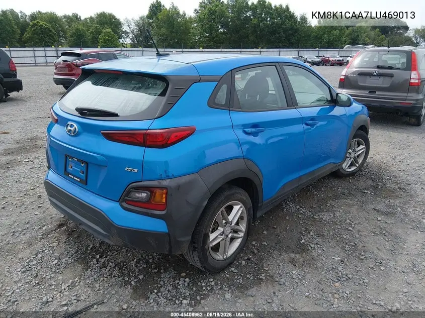 2020 Hyundai Kona Se VIN: KM8K1CAA7LU469013 Lot: 45408962
