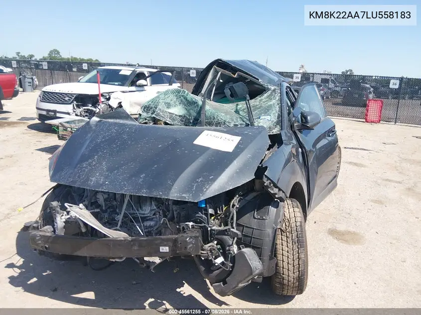 2020 Hyundai Kona Sel VIN: KM8K22AA7LU558183 Lot: 45561255