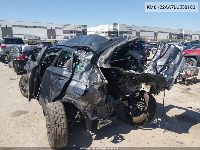 2020 Hyundai Kona Sel VIN: KM8K22AA7LU558183 Lot: 45561255