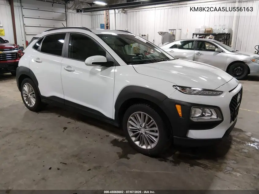 2020 Hyundai Kona Sel VIN: KM8K2CAA5LU556163 Lot: 45565682