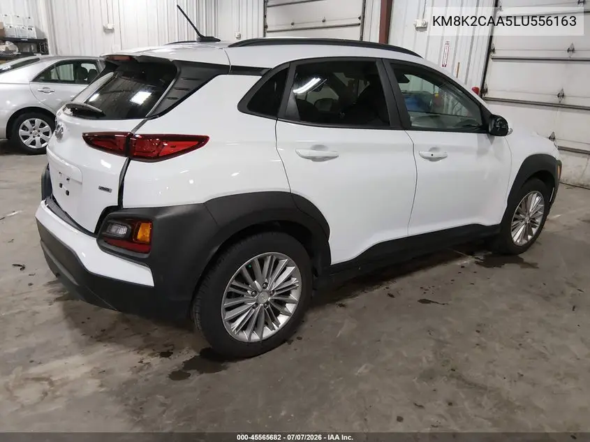 2020 Hyundai Kona Sel VIN: KM8K2CAA5LU556163 Lot: 45565682