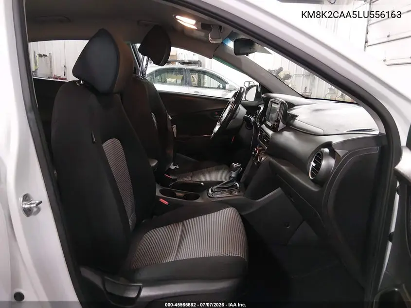 2020 Hyundai Kona Sel VIN: KM8K2CAA5LU556163 Lot: 45565682