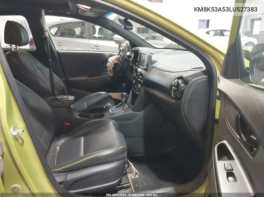 2020 Hyundai Kona Ultimate VIN: KM8K53A53LU527383 Lot: 45587624