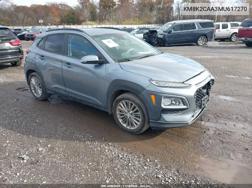 KM8K2CAA3MU617270 2021 Hyundai Kona Sel