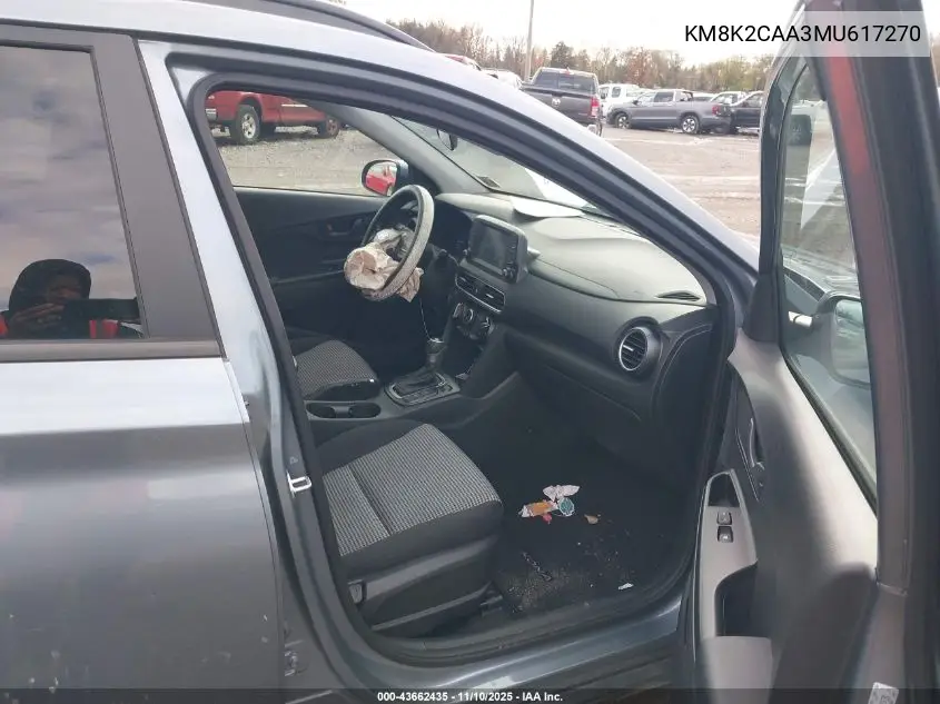 KM8K2CAA3MU617270 2021 Hyundai Kona Sel