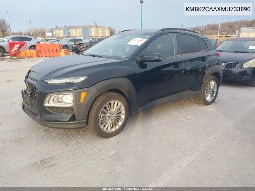 KM8K2CAAXMU733890 2021 Hyundai Kona Sel