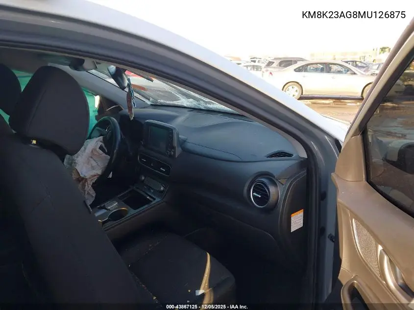 KM8K23AG8MU126875 2021 Hyundai Kona Electric Sel