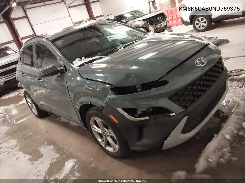 KM8K6CAB0NU769375 2022 Hyundai Kona Sel