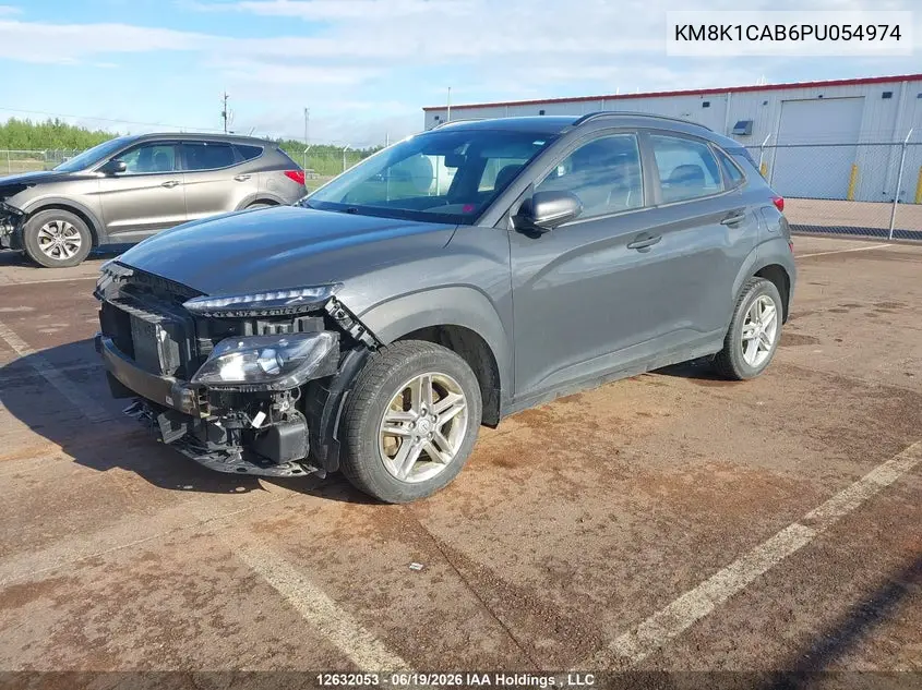 2023 Hyundai Kona Essential VIN: KM8K1CAB6PU054974 Lot: 12632053