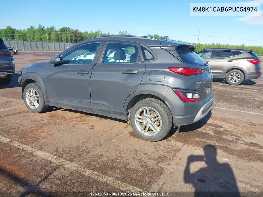 2023 Hyundai Kona Essential VIN: KM8K1CAB6PU054974 Lot: 12632053