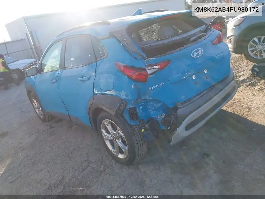 KM8K62AB4PU980172 2023 Hyundai Kona Sel