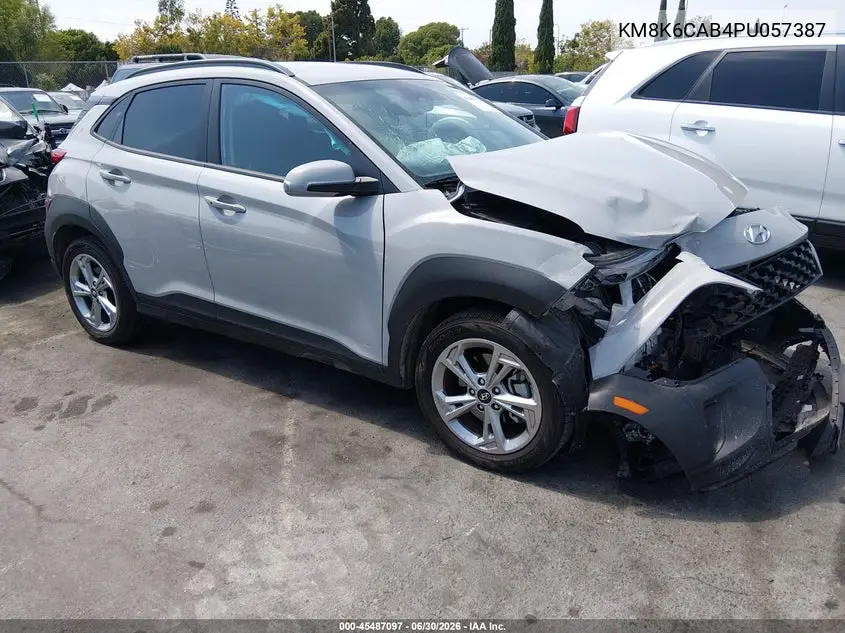 2023 Hyundai Kona Sel VIN: KM8K6CAB4PU057387 Lot: 45487097