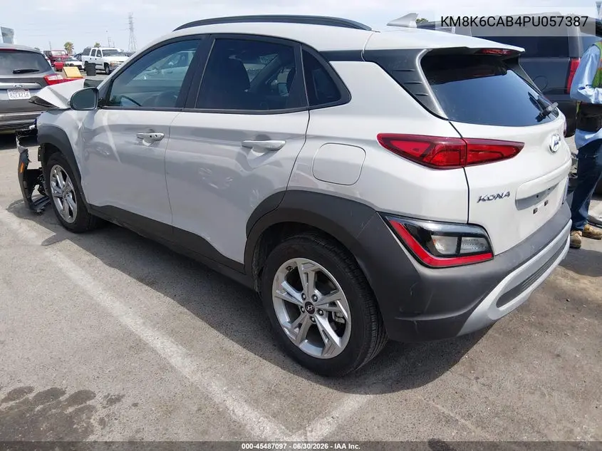2023 Hyundai Kona Sel VIN: KM8K6CAB4PU057387 Lot: 45487097