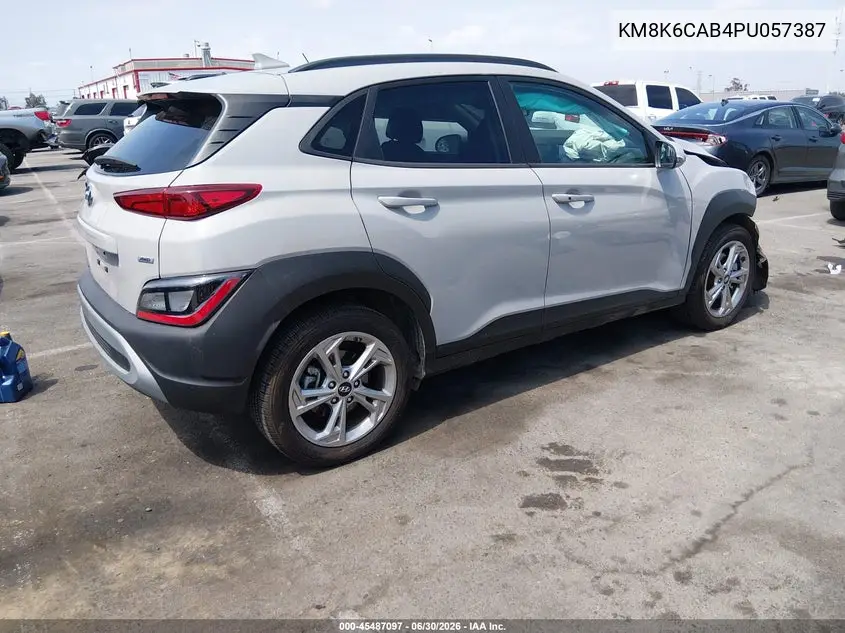 2023 Hyundai Kona Sel VIN: KM8K6CAB4PU057387 Lot: 45487097