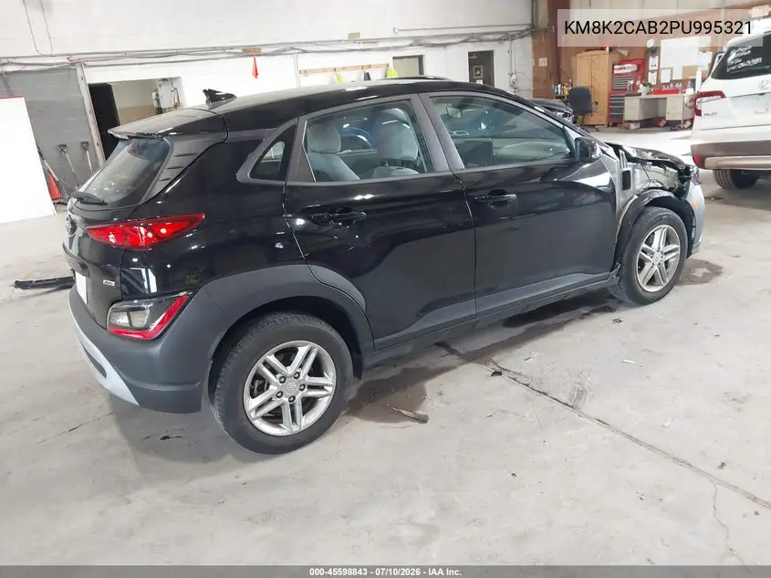 2023 Hyundai Kona Se VIN: KM8K2CAB2PU995321 Lot: 45598843