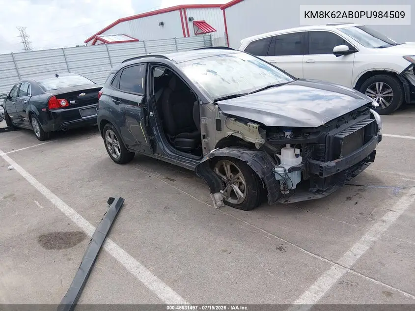 2023 Hyundai Kona Sel VIN: KM8K62AB0PU984509 Lot: 45631497