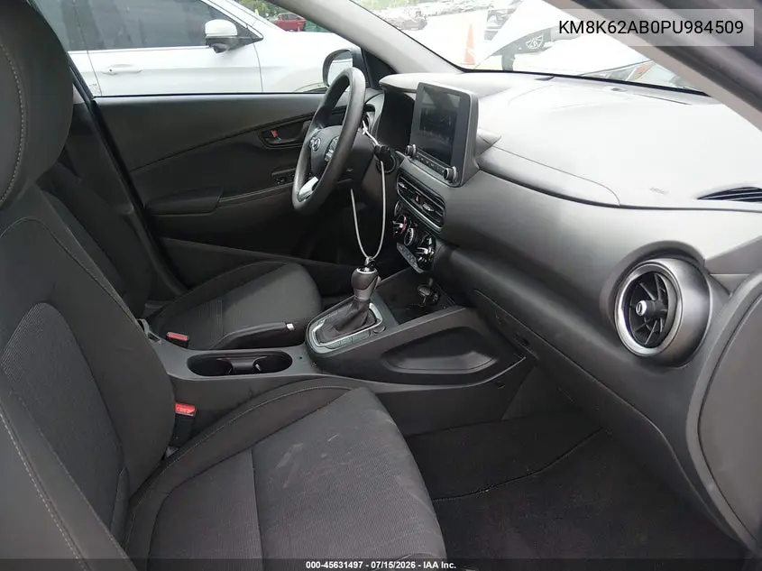 2023 Hyundai Kona Sel VIN: KM8K62AB0PU984509 Lot: 45631497