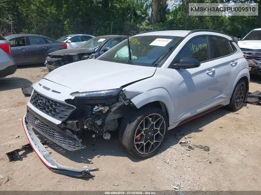 2023 Hyundai Kona N VIN: KM8KH3AC8PU009510 Lot: 45642029
