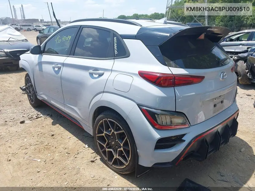 2023 Hyundai Kona N VIN: KM8KH3AC8PU009510 Lot: 45642029
