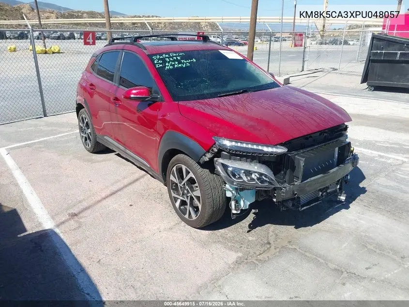 2023 Hyundai Kona Limited VIN: KM8K5CA3XPU048057 Lot: 45649915