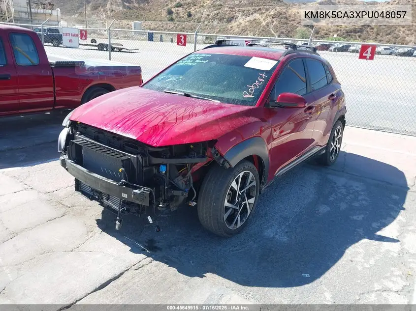 2023 Hyundai Kona Limited VIN: KM8K5CA3XPU048057 Lot: 45649915