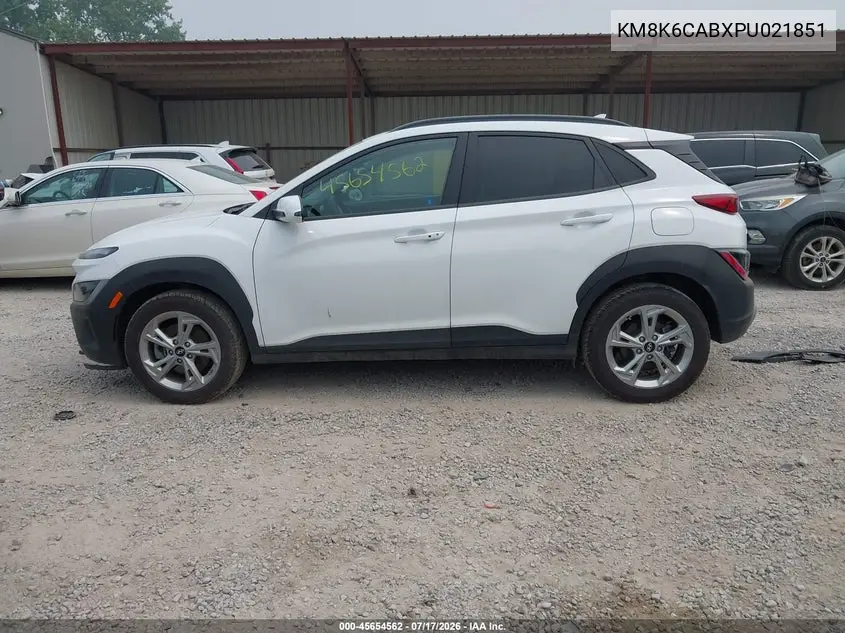 2023 Hyundai Kona Sel VIN: KM8K6CABXPU021851 Lot: 45654562