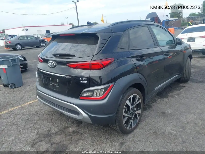2023 Hyundai Kona Limited VIN: KM8K5CA37PU052373 Lot: 45654903