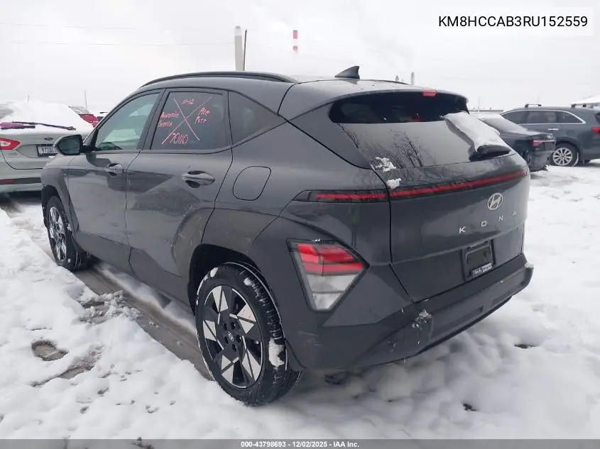 KM8HCCAB3RU152559 2024 Hyundai Kona Sel