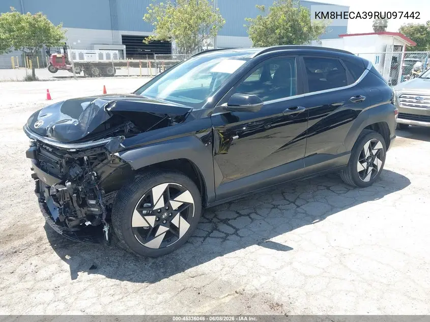 2024 Hyundai Kona Limited VIN: KM8HECA39RU097442 Lot: 45336046