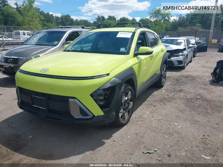 2024 Hyundai Kona Sel VIN: KM8HCCAB4RU149721 Lot: 45385025
