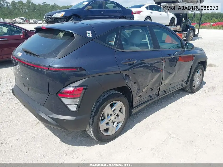 2024 Hyundai Kona Se VIN: KM8HA3AB1RU088270 Lot: 45463762