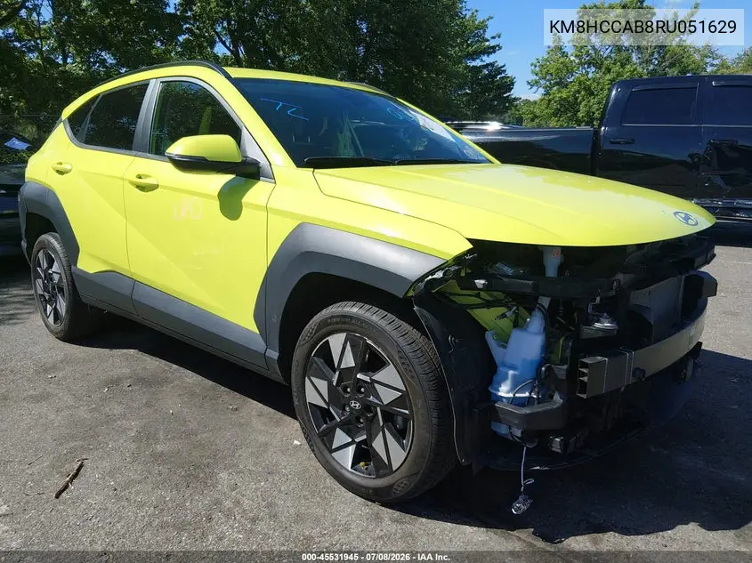 2024 Hyundai Kona Sel VIN: KM8HCCAB8RU051629 Lot: 45531945