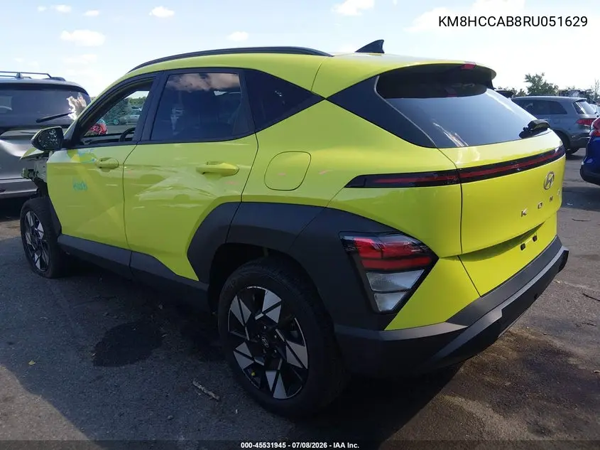 2024 Hyundai Kona Sel VIN: KM8HCCAB8RU051629 Lot: 45531945