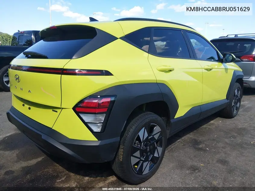 2024 Hyundai Kona Sel VIN: KM8HCCAB8RU051629 Lot: 45531945