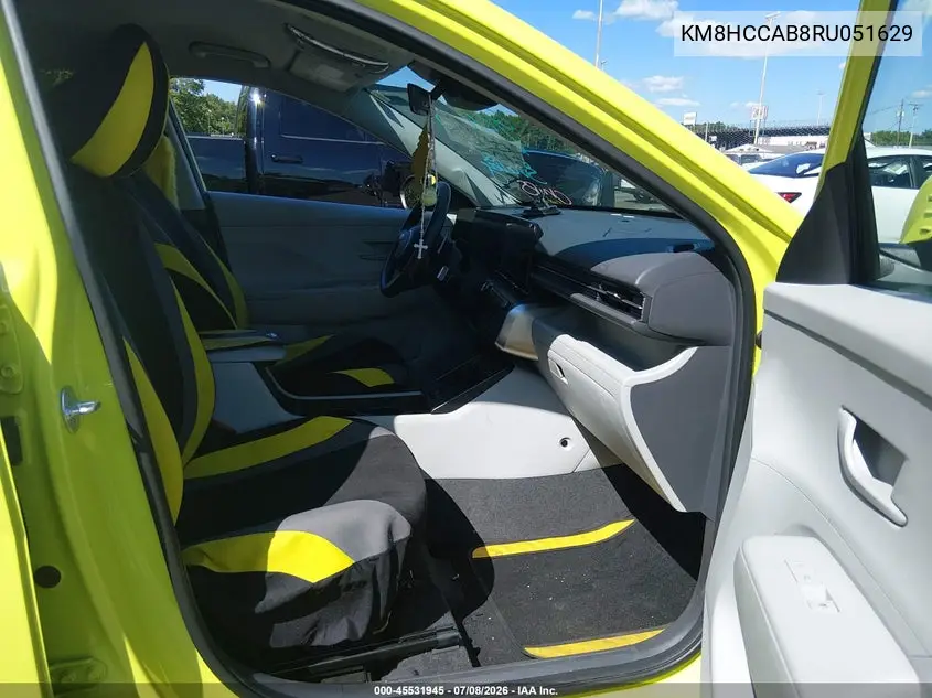 2024 Hyundai Kona Sel VIN: KM8HCCAB8RU051629 Lot: 45531945