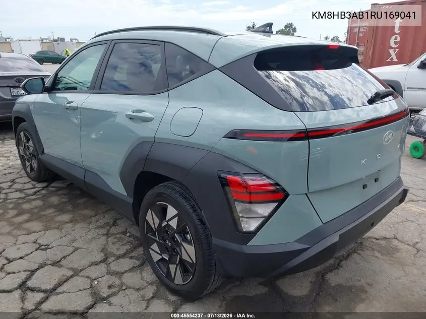 2024 Hyundai Kona Sel VIN: KM8HB3AB1RU169041 Lot: 45554237